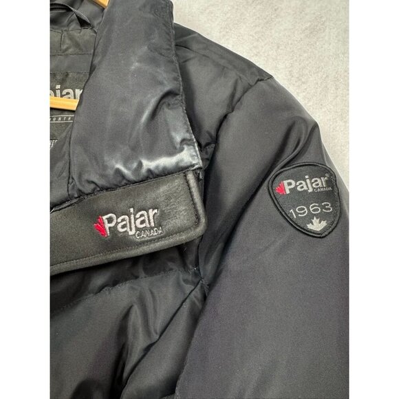 Pajar Canada Brooklyn Parka Jacket Quilted Black Insulated Coat Women's Medium M - Picture 6 of 13